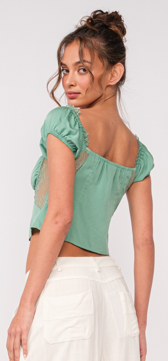 Green Corset Top – lipstickboston