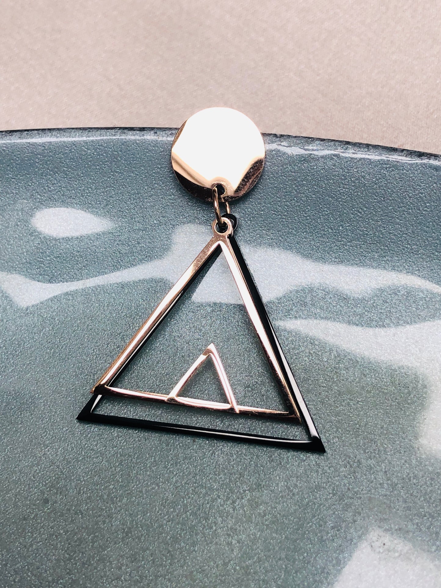 Stencil Earrings