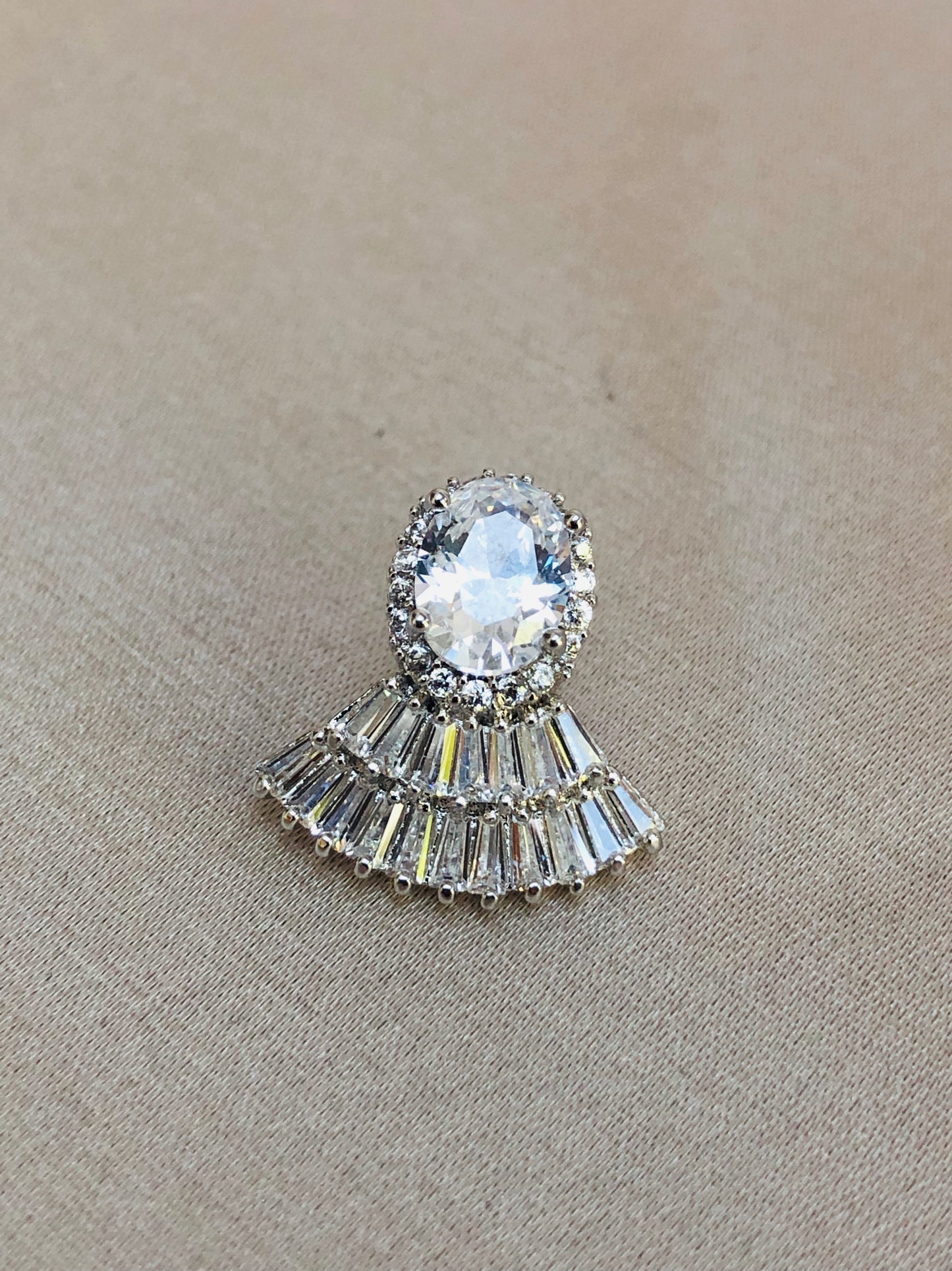 Rock Rhinestone Earrings