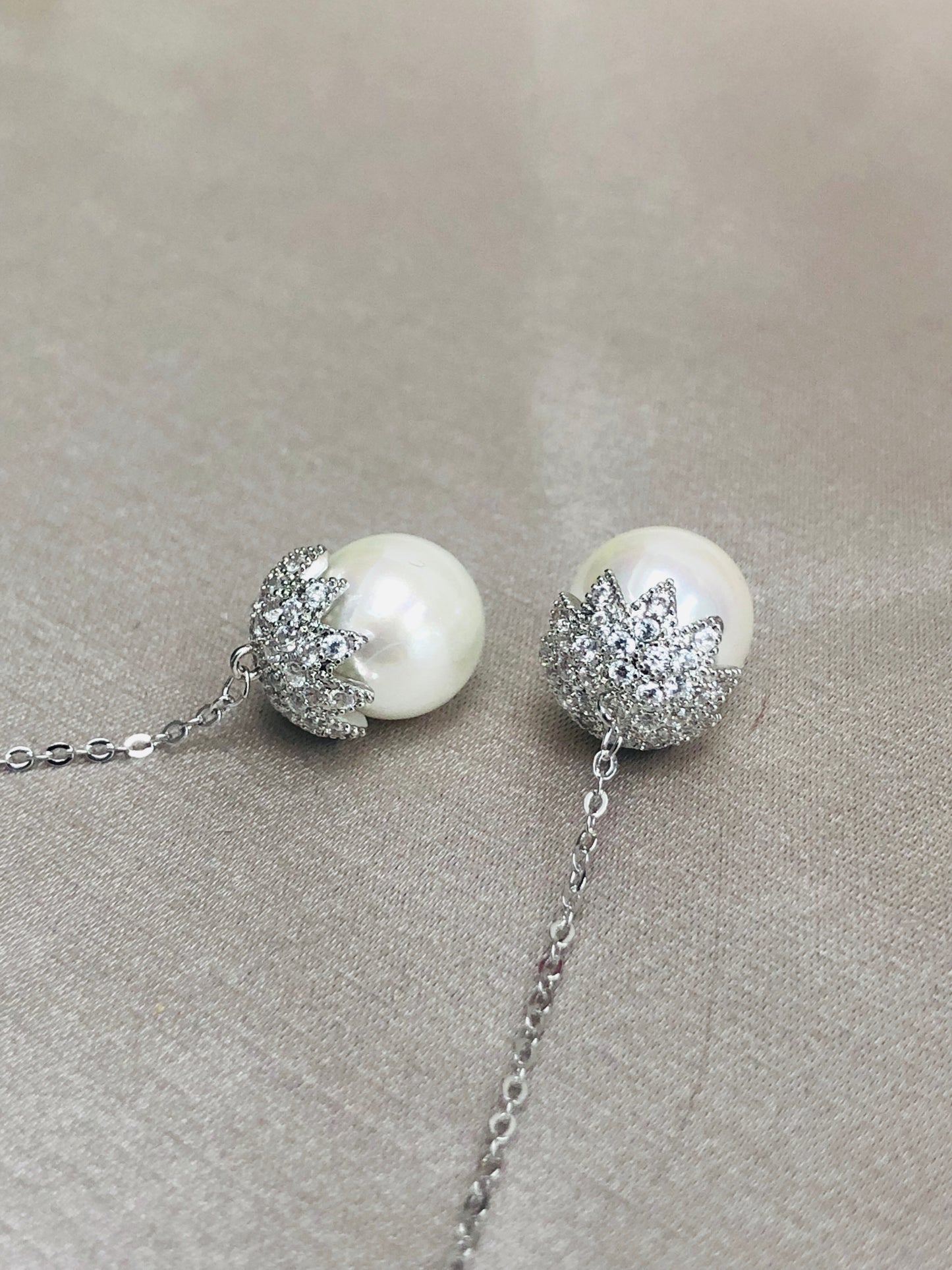 Sparkle Capped Earrings