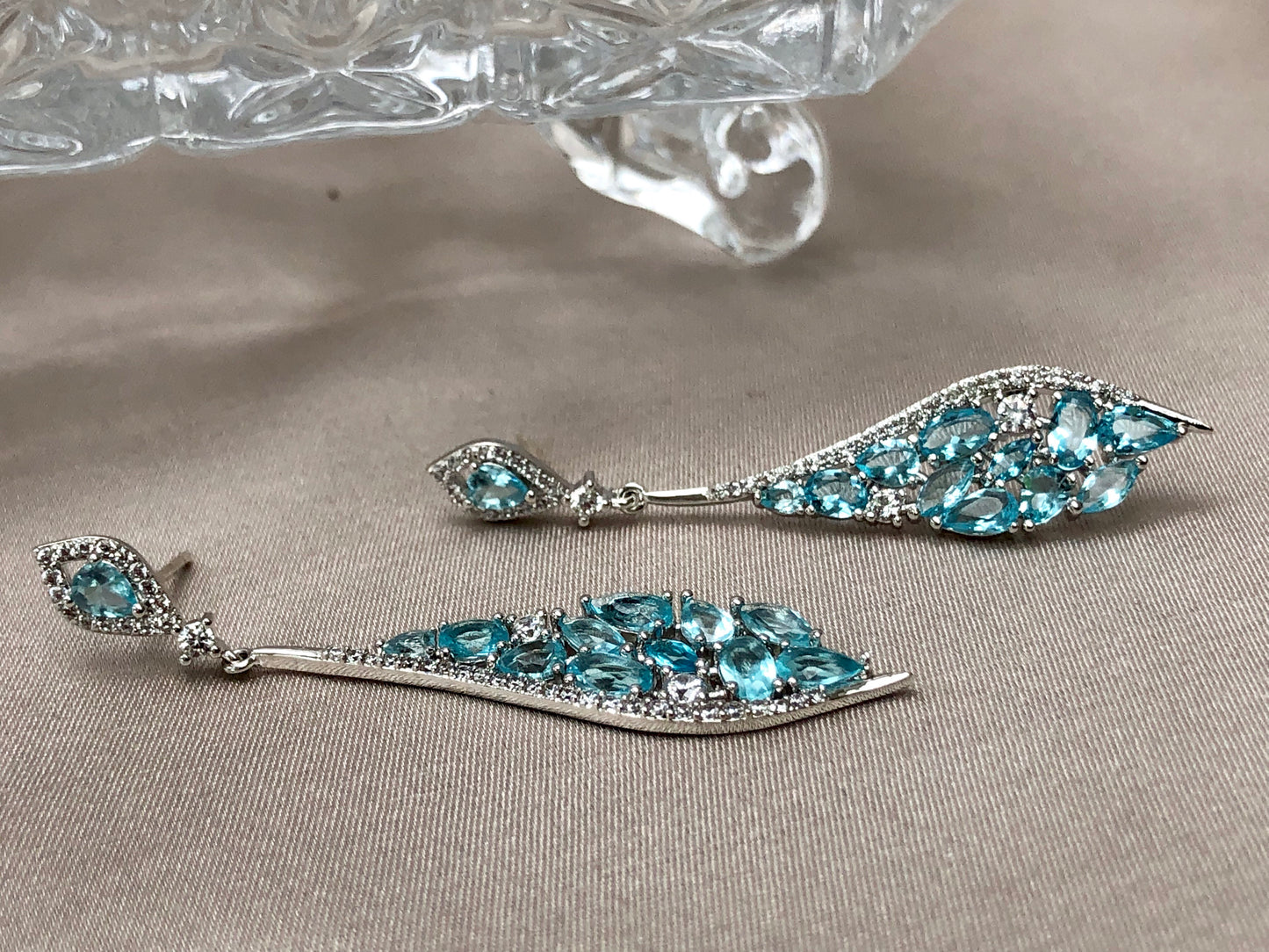Sea and Sky Blue Earrings