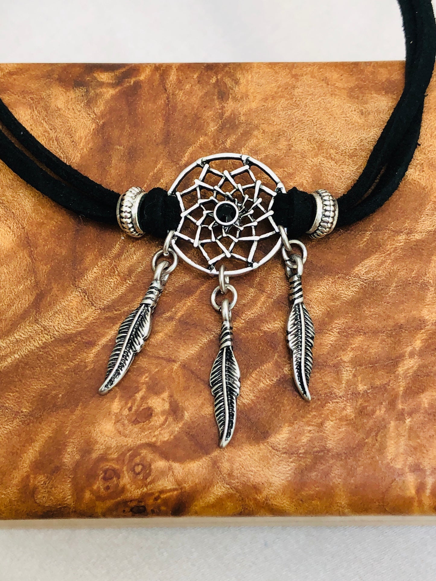 Silver Dream Catcher Choker