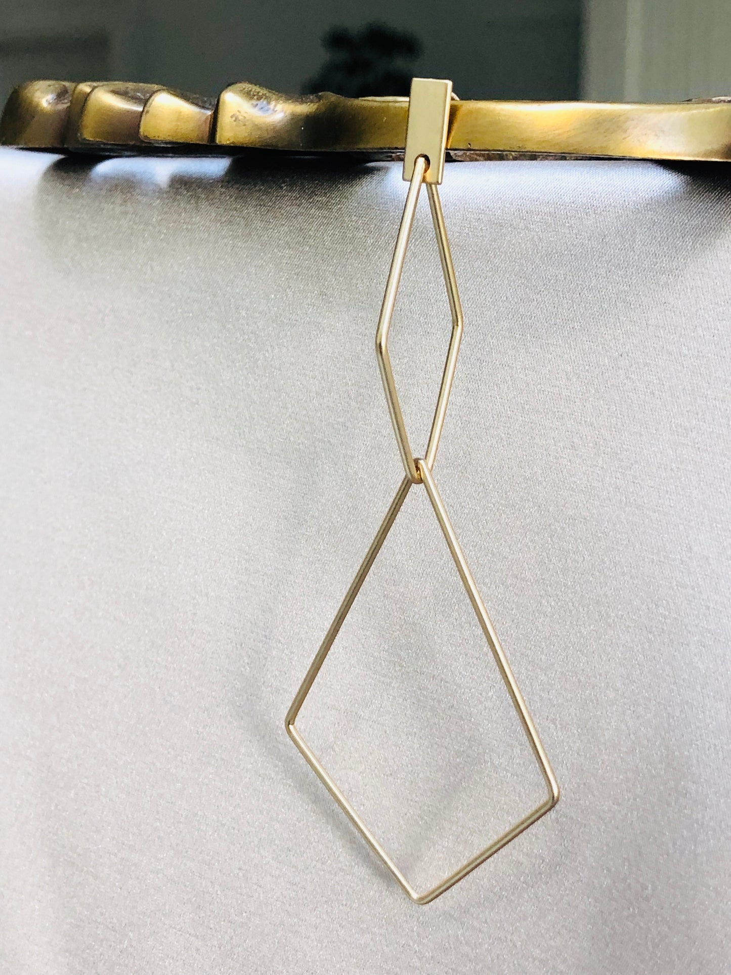 Congruous Golden Earrings