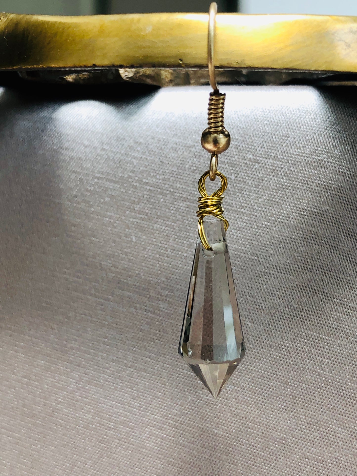 Crystal Point Earring