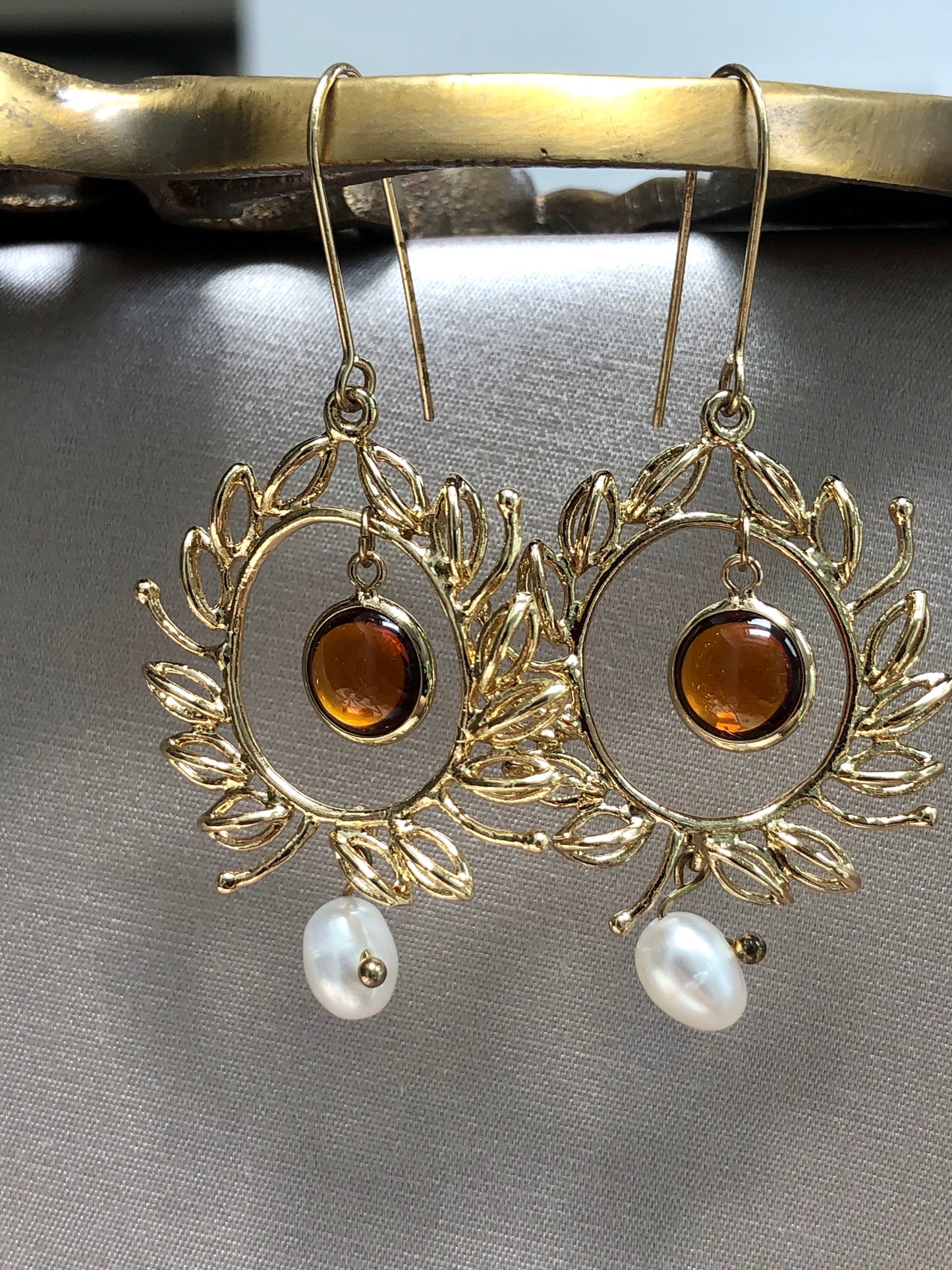Amber Sun Earrings