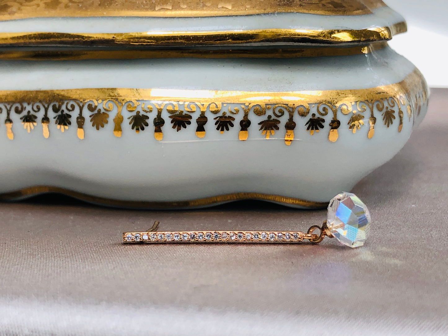 Diamond Sphere Earrings