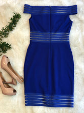 Load image into Gallery viewer, Blue Taylor Dress