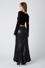 Load image into Gallery viewer, Faux Leather Mermaid Maxi
