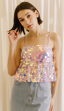Load image into Gallery viewer, Sequined Baby Doll Top
