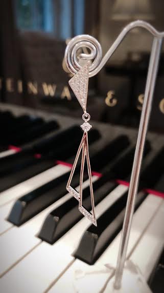 Silver Triangle Earring