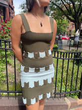Load image into Gallery viewer, Patchwork Bandage Dress
