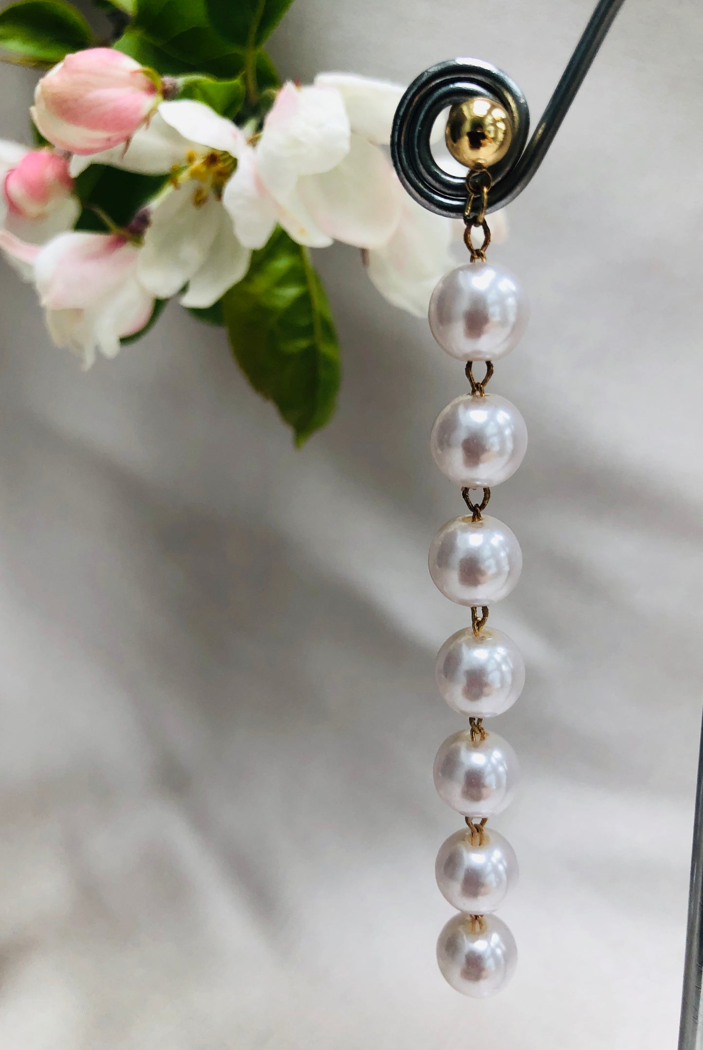 Dangly Pearl Earrings