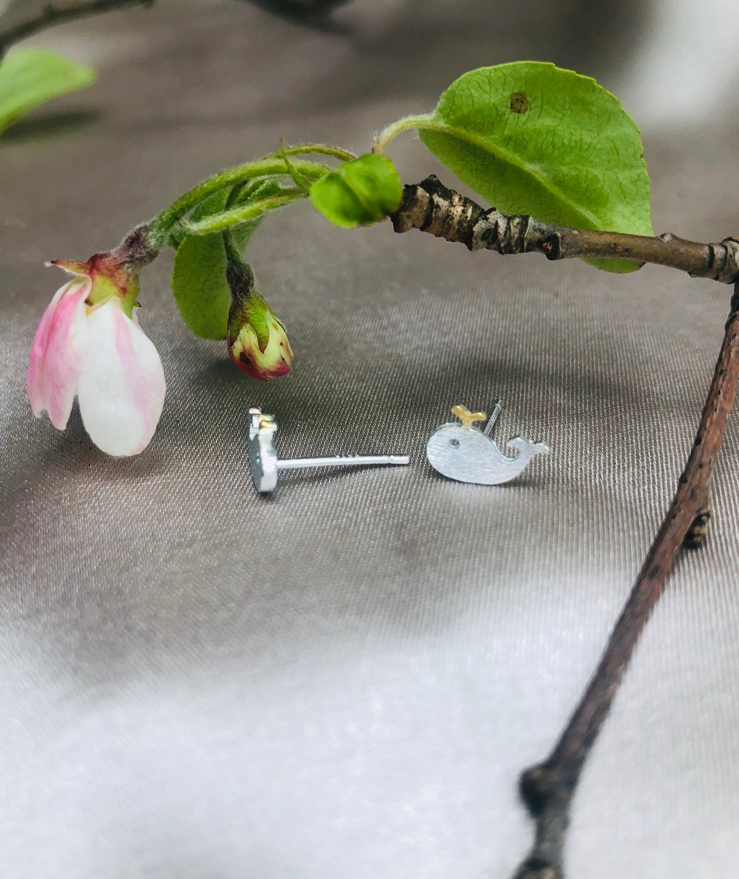 Whale Earrings