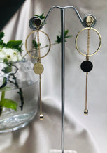 Load image into Gallery viewer, Long Golden Earrings

