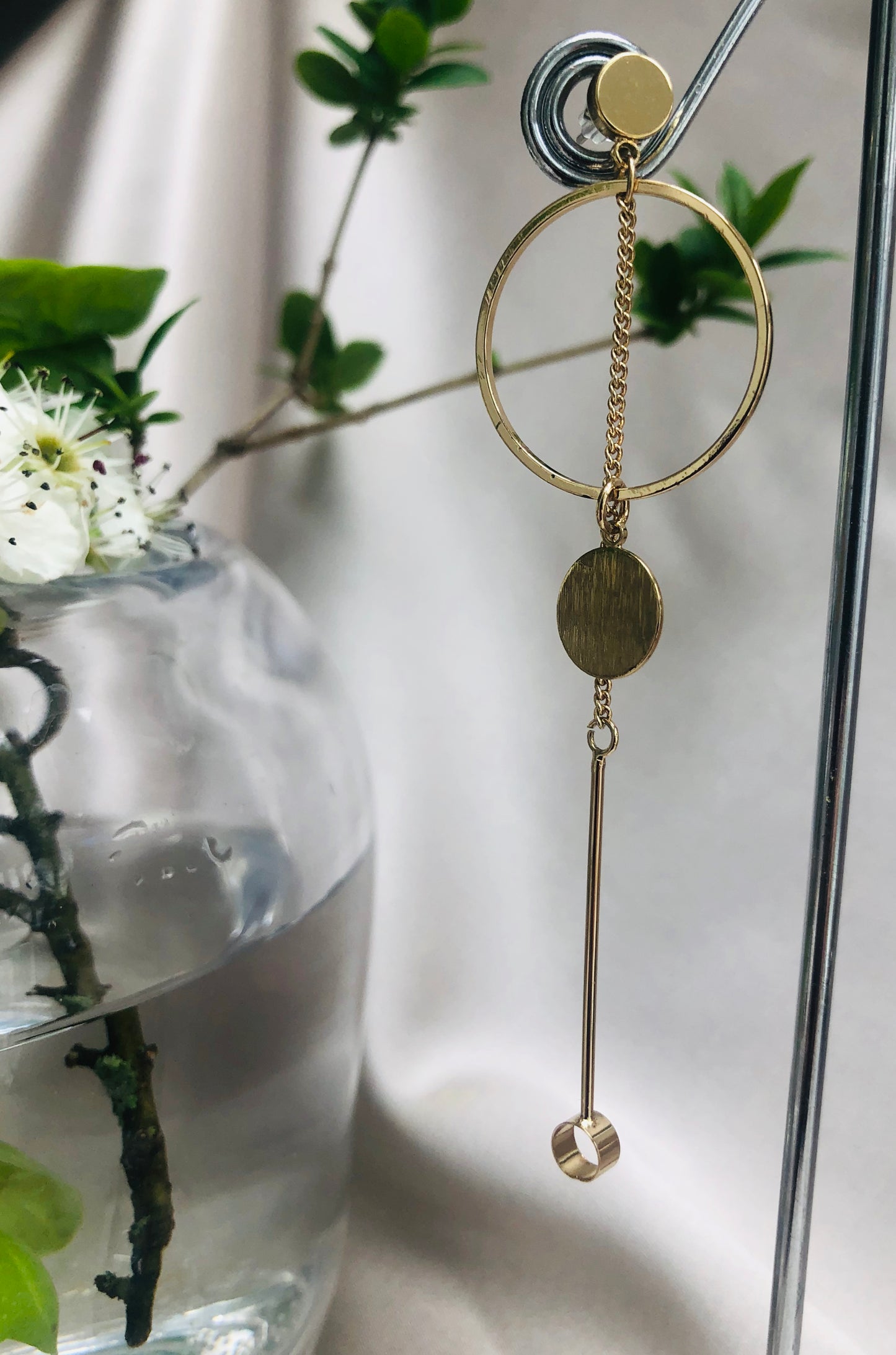 Long Golden Earrings