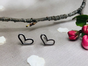 Silver Heart Earrings