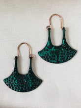 Load image into Gallery viewer, Green Patina Earrings
