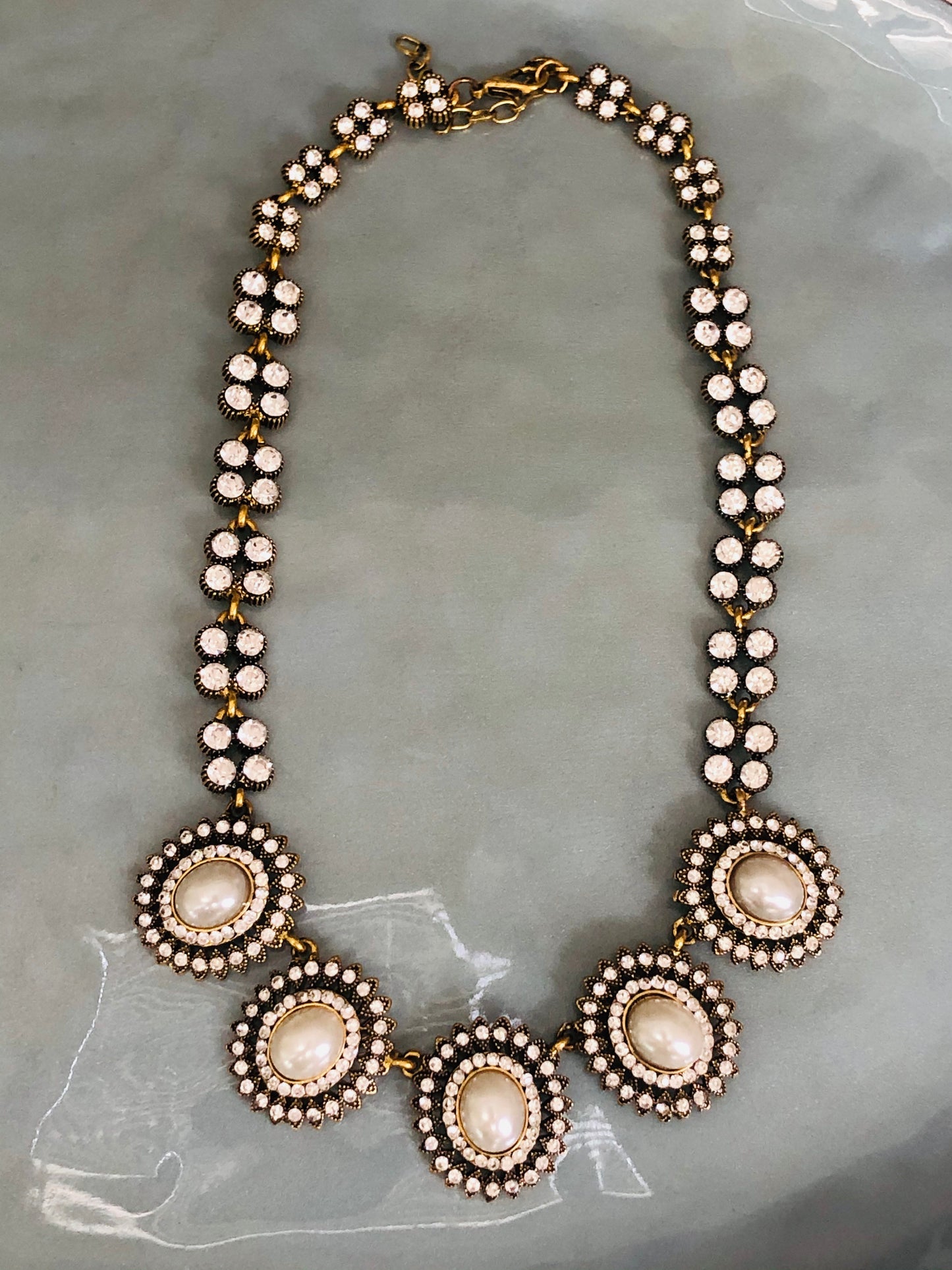 Oval Pearl Necklace