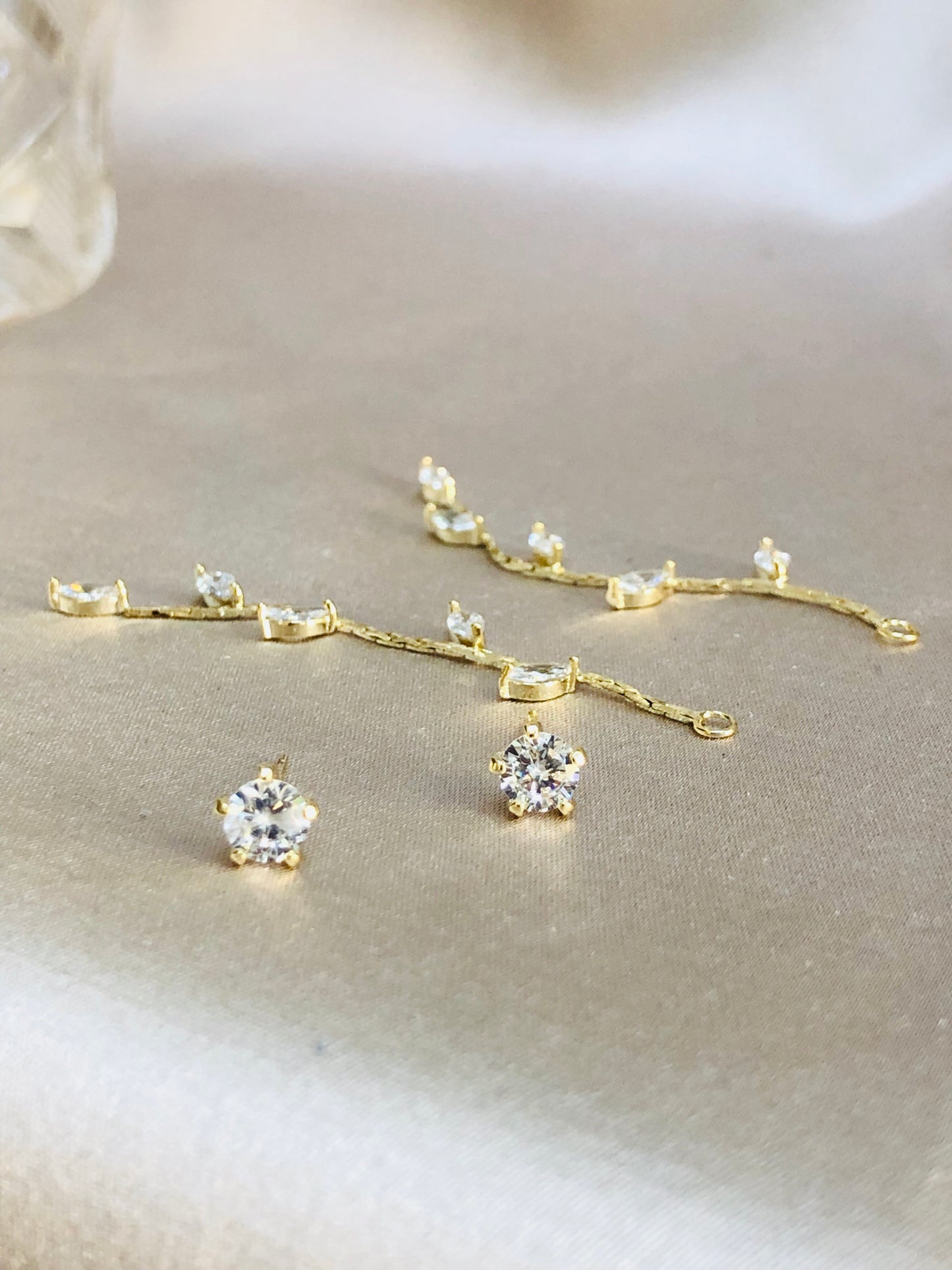 Crystal Vine Earrings