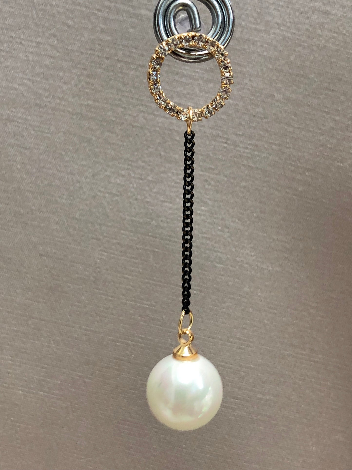 Chain and Ball Earrings