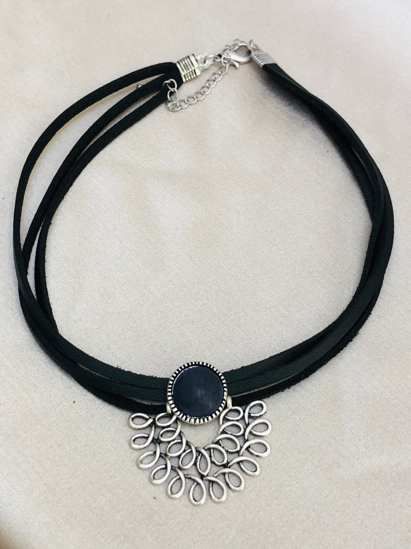 Silver Spiral Choker