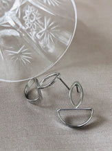 Load image into Gallery viewer, Smooth Silver Earrings
