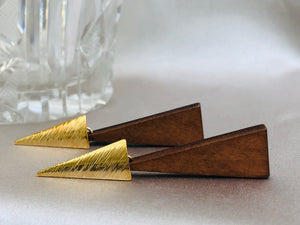 Gold and Wooden Triangles