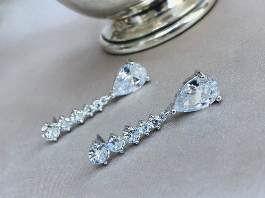 Drop of Crystal Earrings