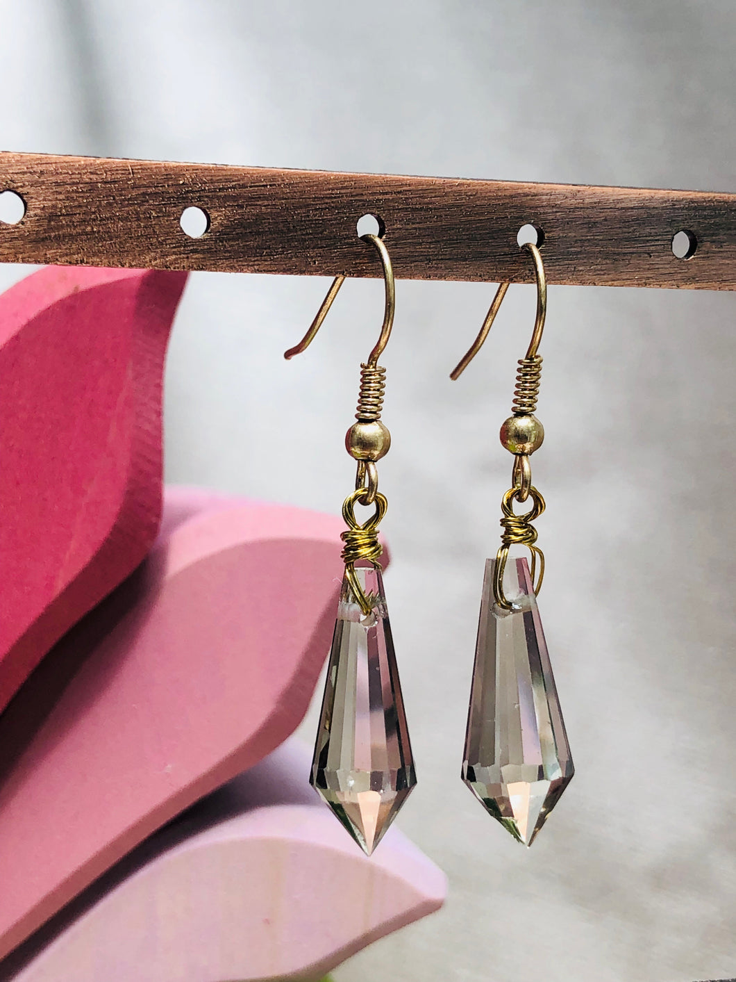 Crystal Point Earring