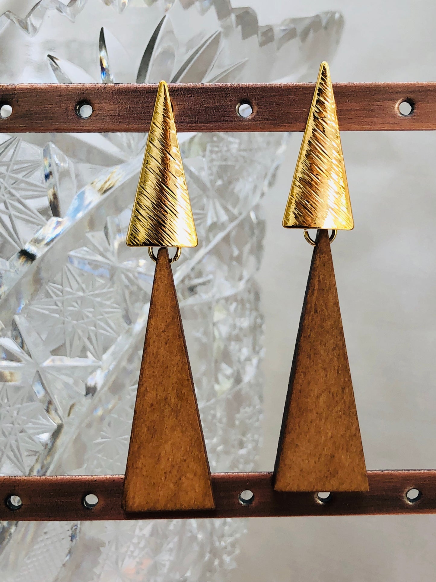 Gold and Wooden Triangles