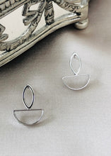 Load image into Gallery viewer, Smooth Silver Earrings
