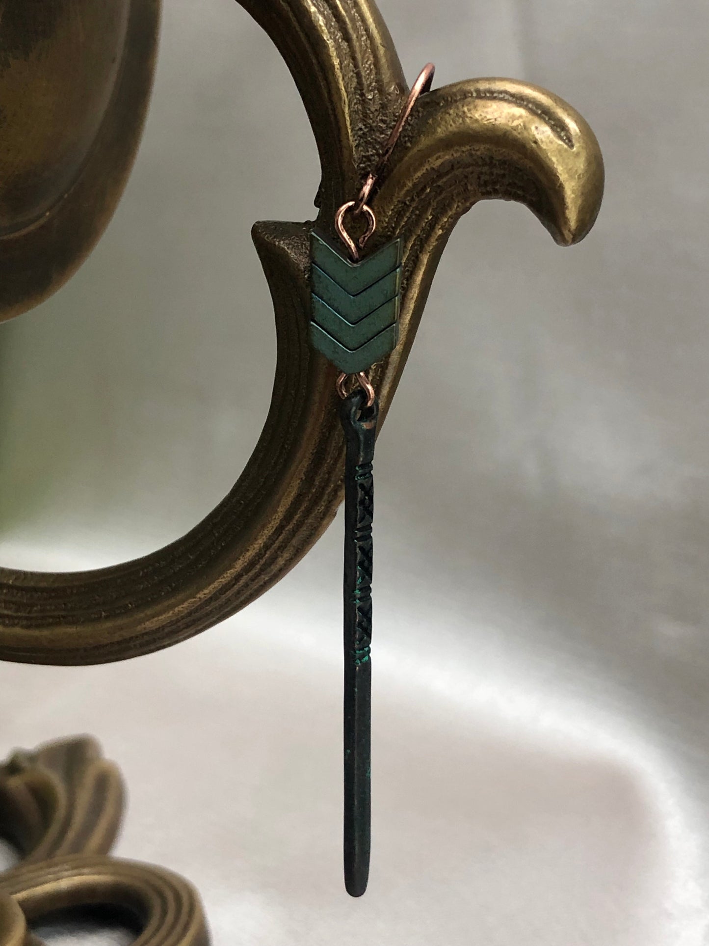 Green Arrow Earrings