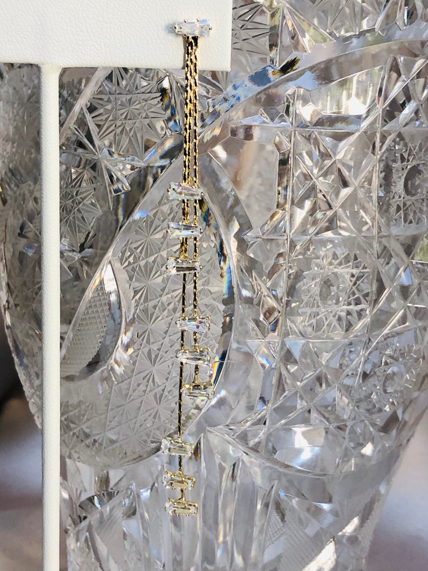 Tumbling Diamond Earrings