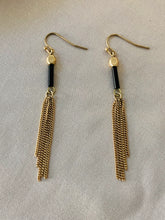 Load image into Gallery viewer, Long Golden Chain Earrings
