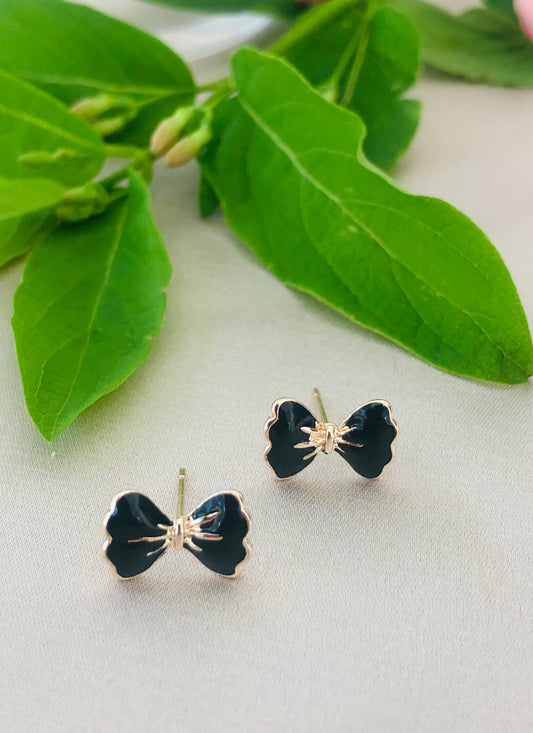 Floral Bow Earrings