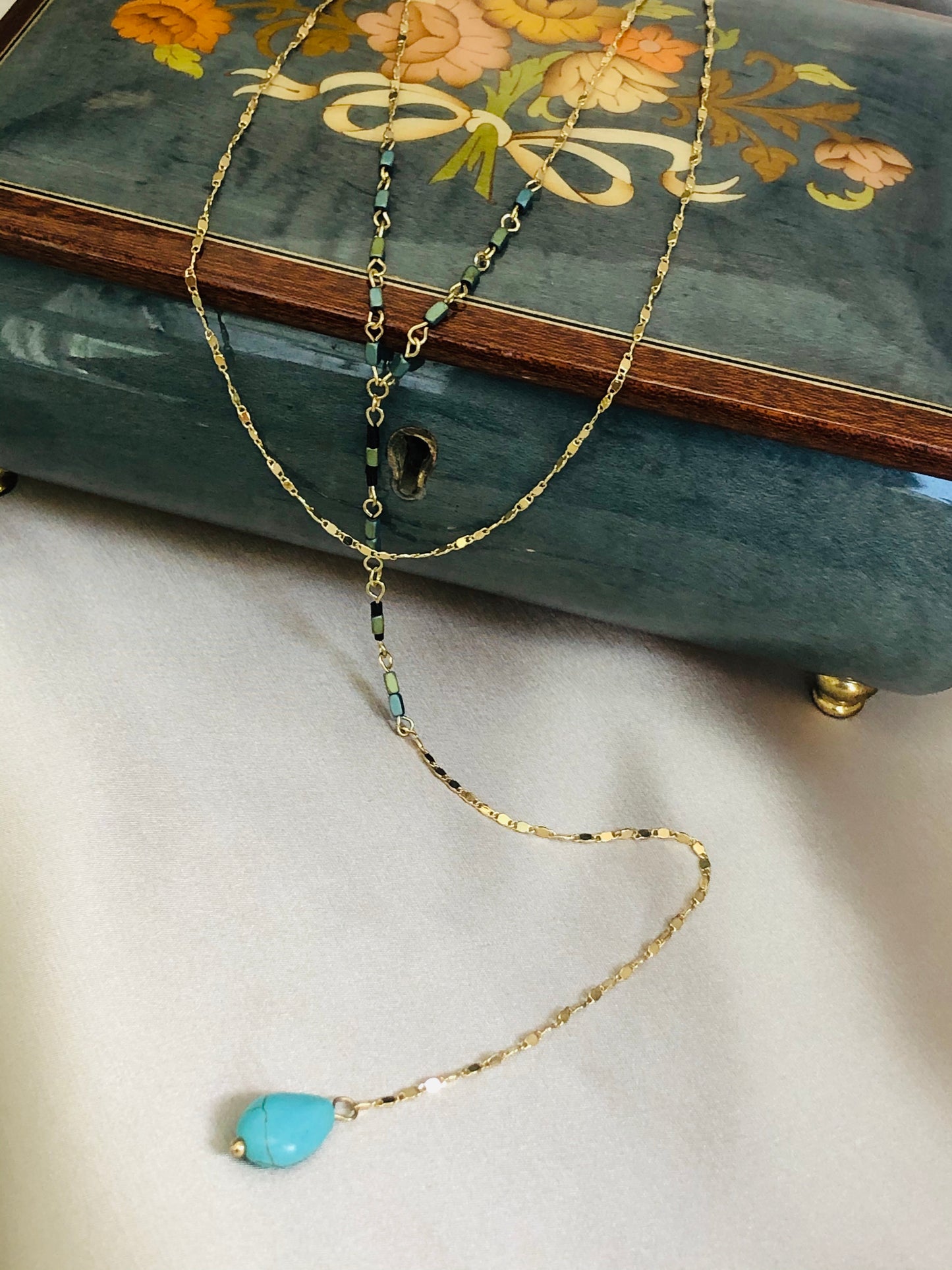 Gold and Blue Layers