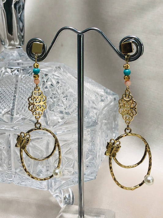 Perching Butterfly Earrings