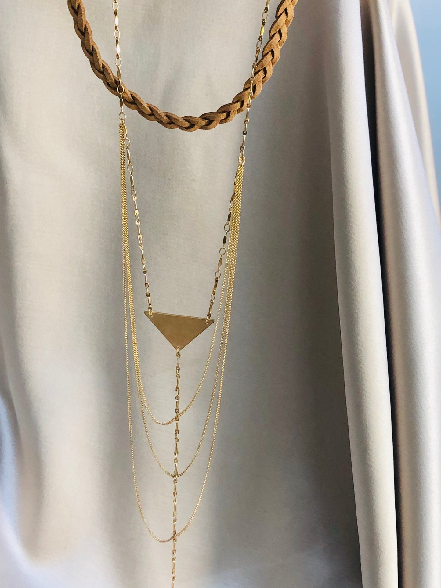 Delicate Golden Layers