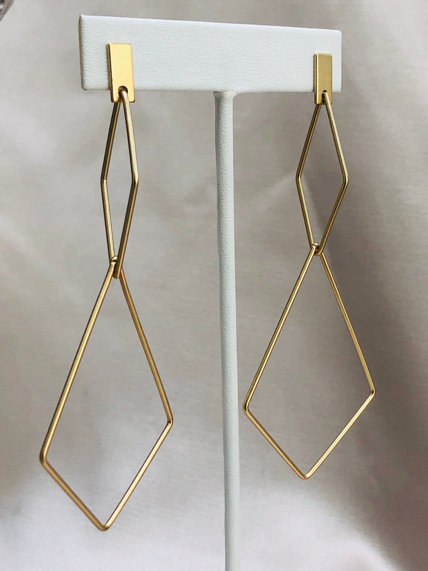 Congruous Golden Earrings