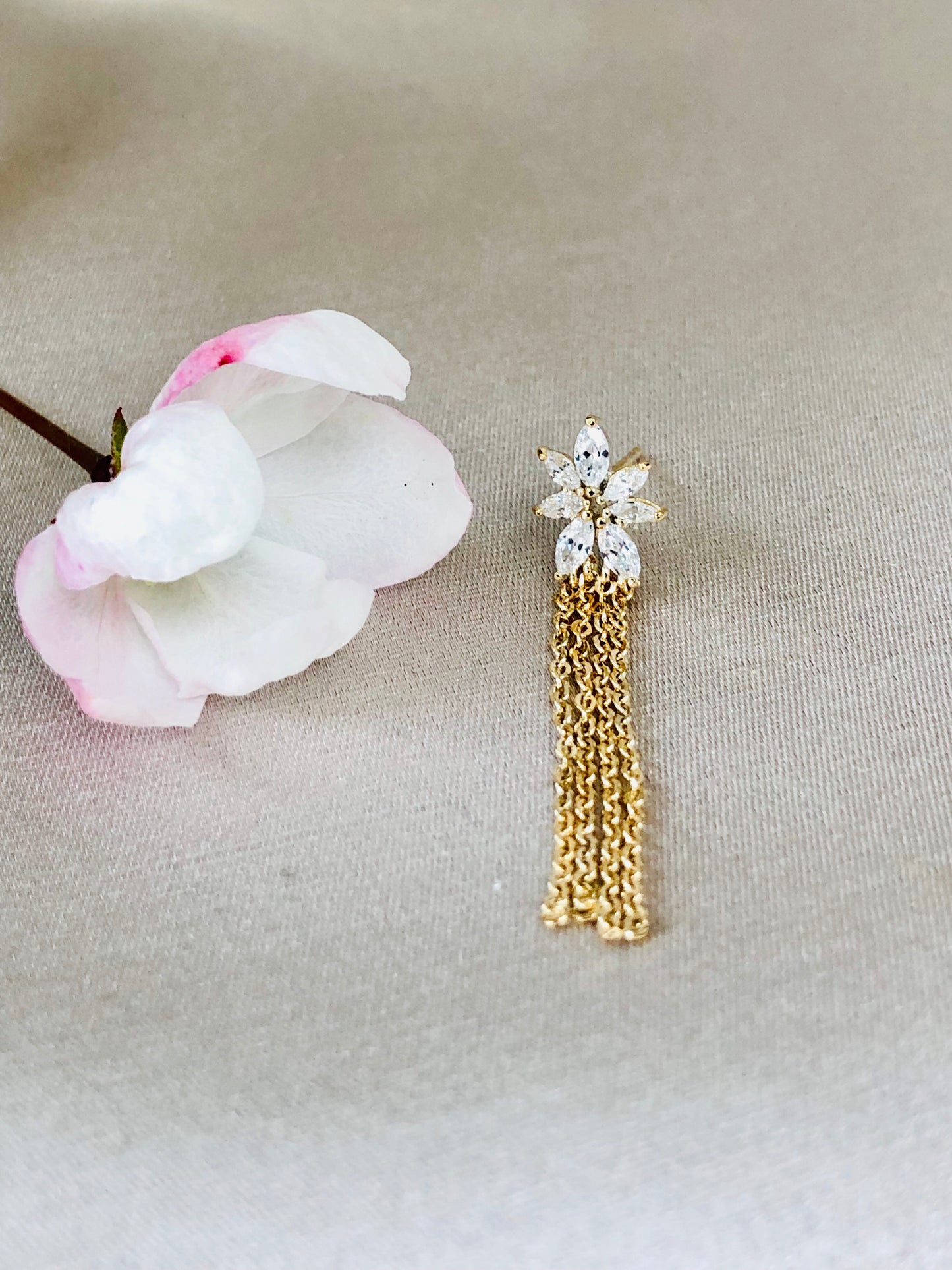 Golden Rain Earrings