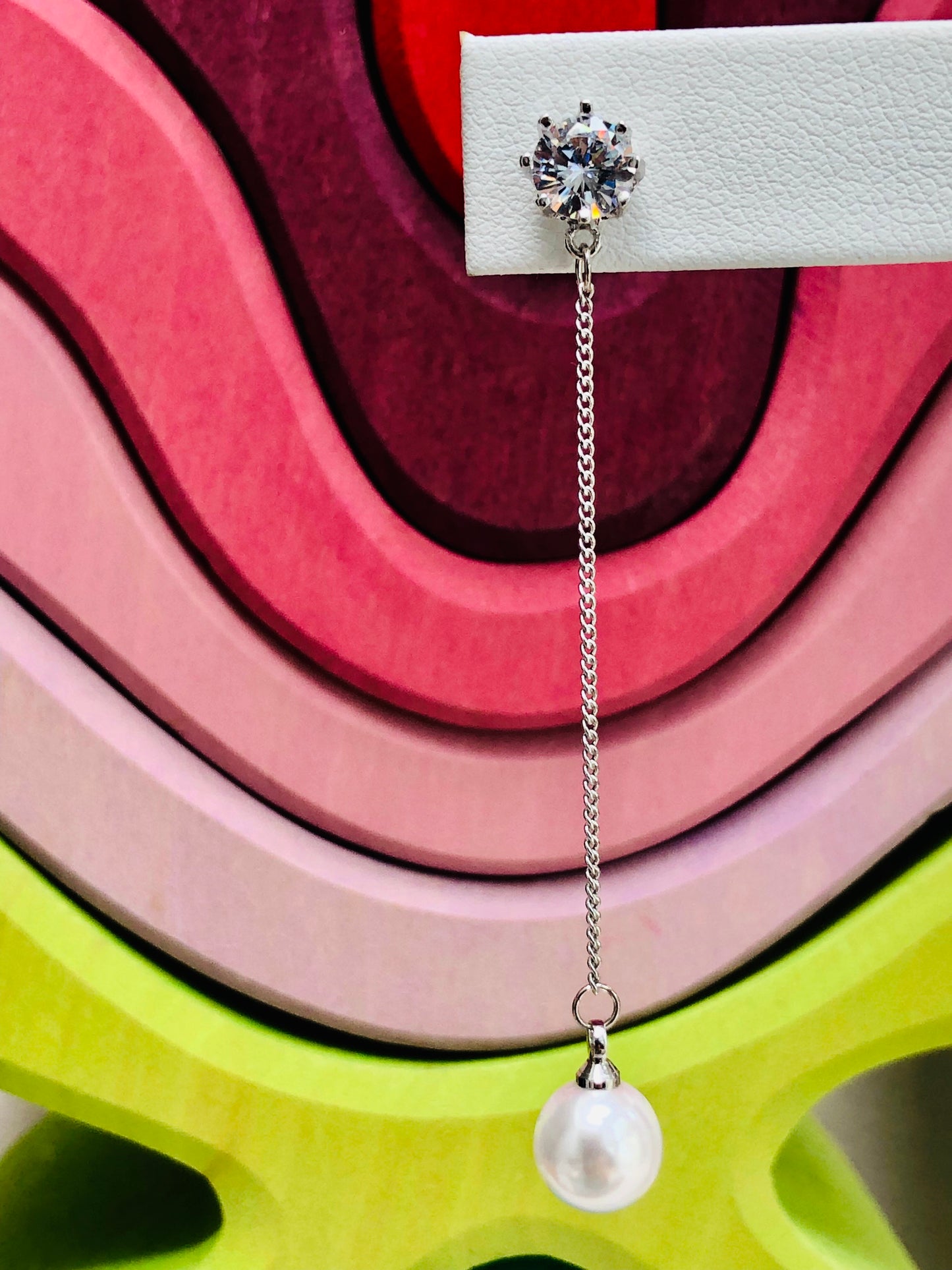 The Diamond and the Pearl Earrings