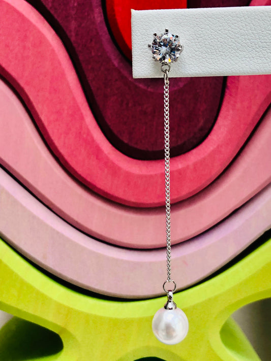The Diamond and the Pearl Earrings