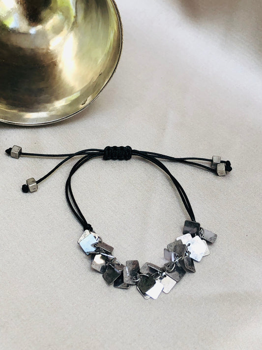 Silver Tiles Bracelet