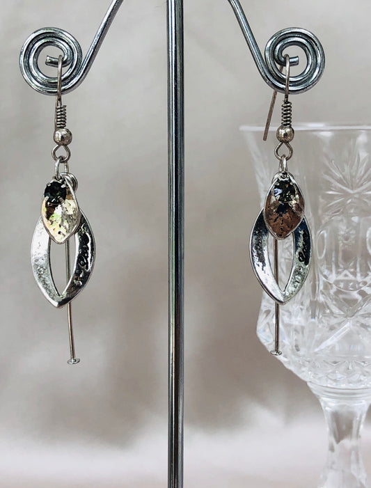 Engraved Love Earrings
