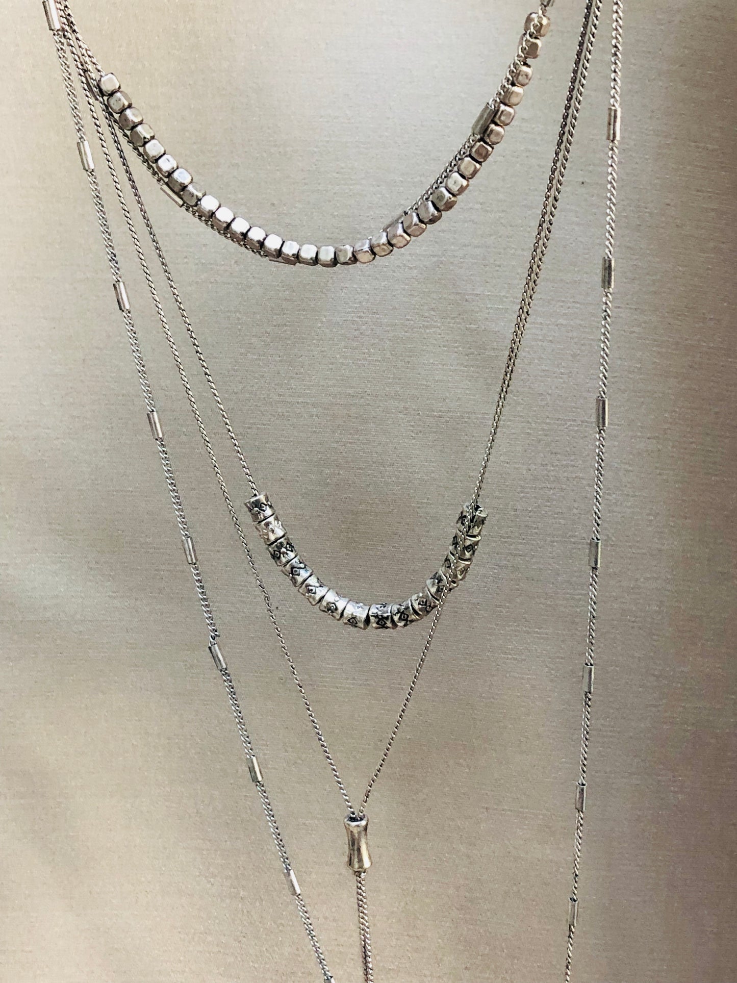 Delicate Silver Layers