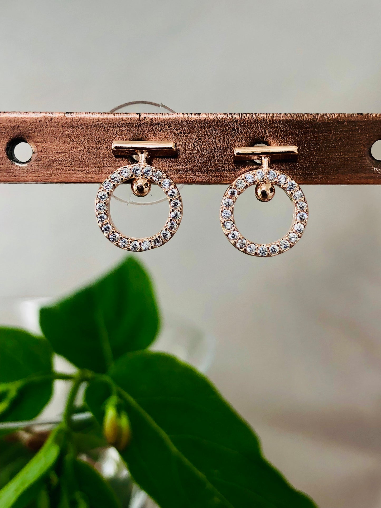Diamond Wreath Earrings