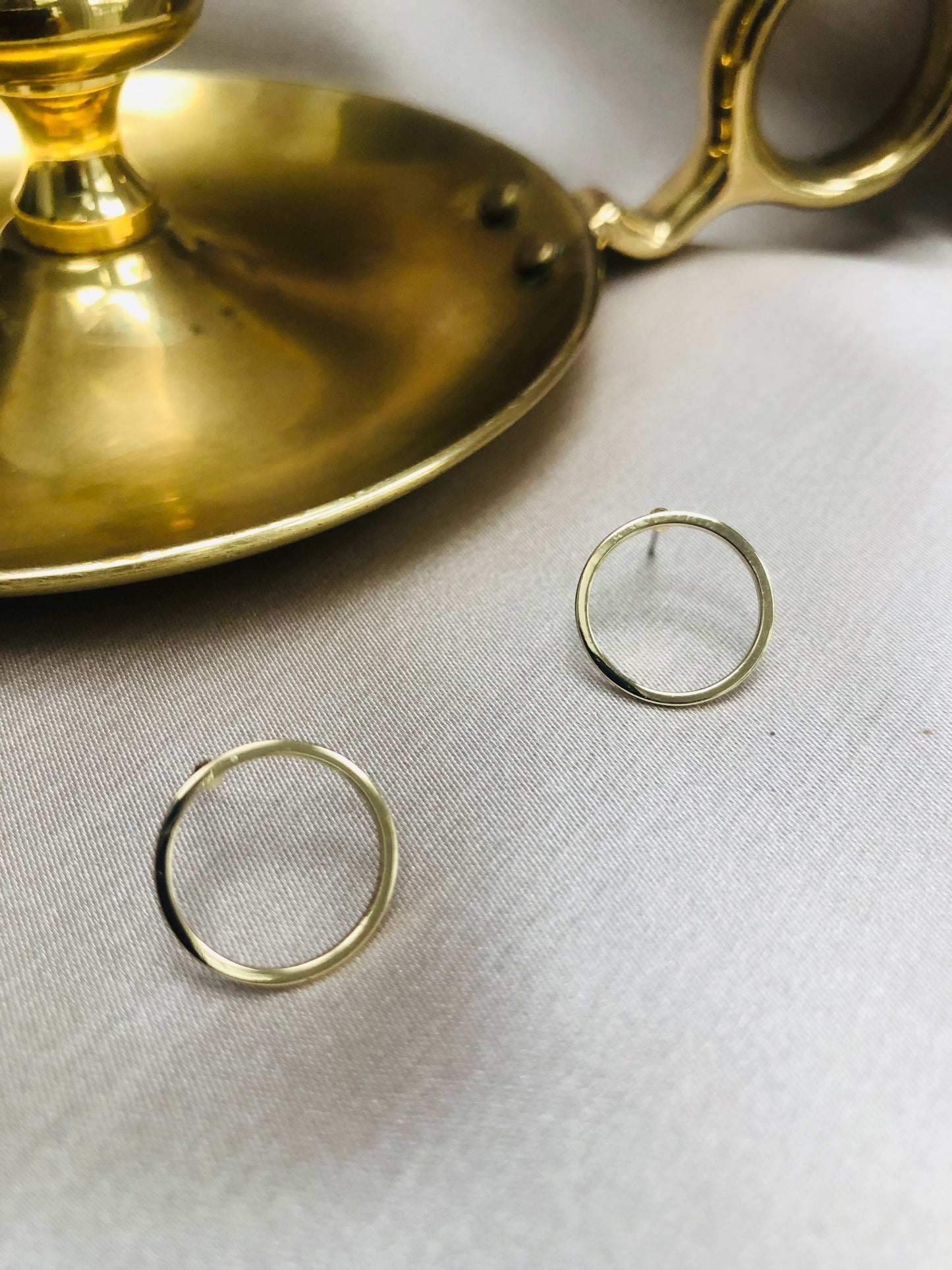 Golden Ring Earrings