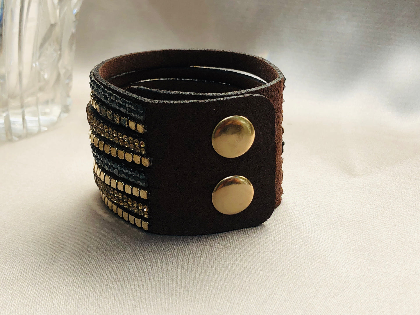 Blue and Amber Rhinestones