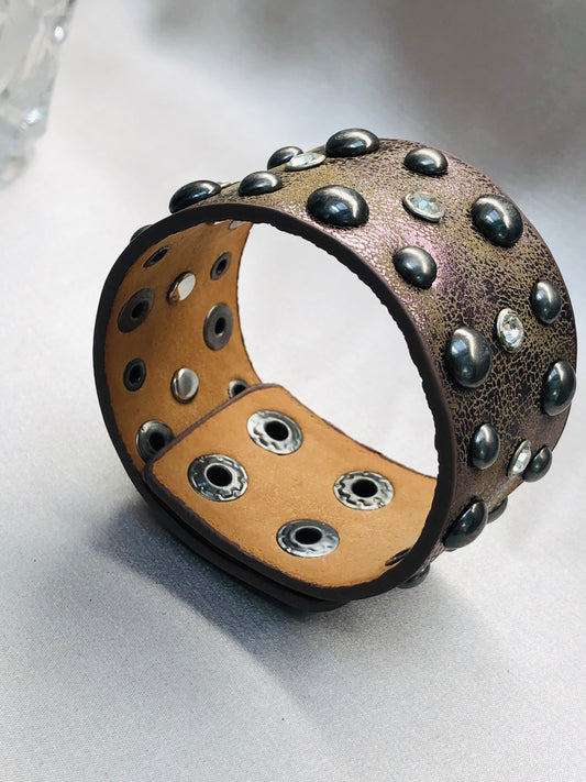 Studded Leather Bracelet