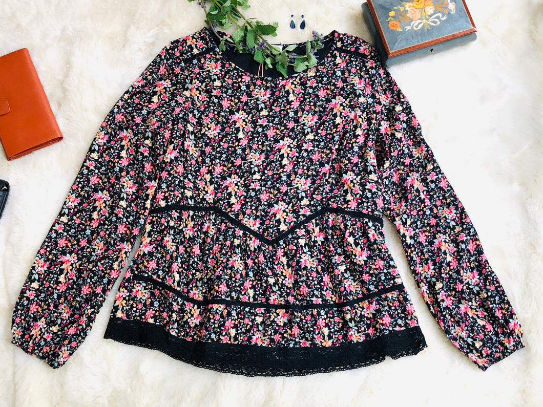 Flowers and Lace Blouse